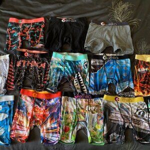 Ethika Boxer Briefs Boys Kids (11 printed size Lg, 2 solid size XL)